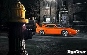 Cars Plymouth Superbird Orange Wallpaper