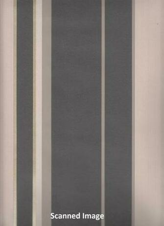 Stripe Wallpaper Black Gold Taupe Vertical Striped Cream