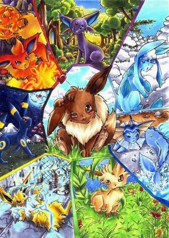 Eeveelution By Hyacinthley