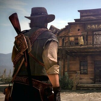 Rdr John Marston Near Saloon Wallpaper For Google Nexus S