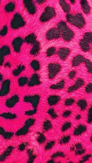 Pink Leopard Print Phone Wallpaper
