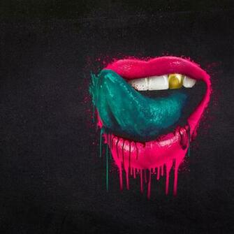 Red Lips Wallpaper Best Wide High