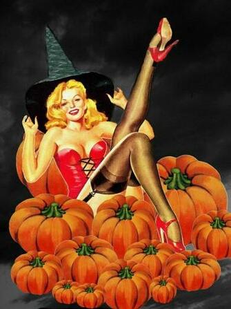 Halloween Pin Up Girls Photo