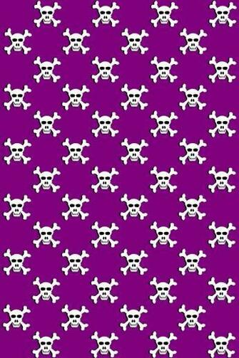 Purple Skull iPhone HD Wallpaper