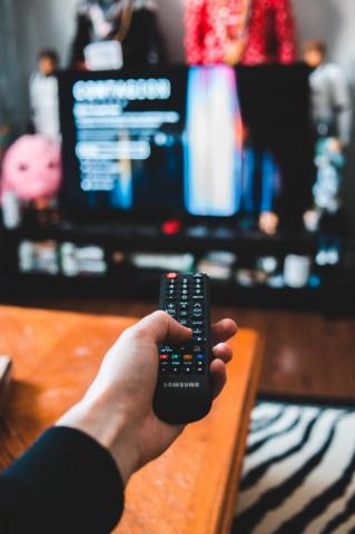 Best Watching Tv Pictures HD Image Stock