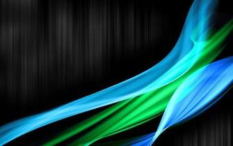Abstract Blue And Green With Dark Background Wallpaper Full
