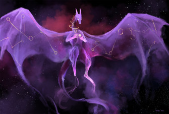 Cosmic Dragon By Leiyue Buzzly Art