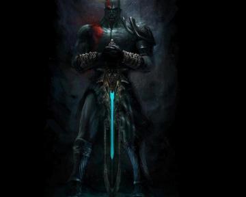 Black Wallpaper God Of War Kratos Games