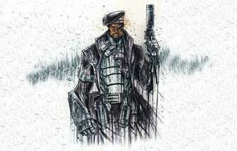 Wallpaper Figure Agent The Leader Nick Fury Organizacija