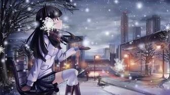 Anime Girl Winter Snow Live Wallpaper N Me Good