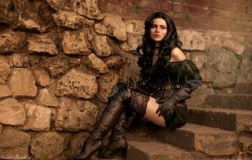 Wallpaper Girl Cosplay Yennefer Kristina Borodkina Image For