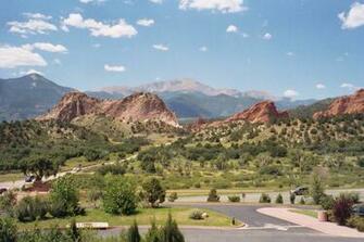 The Garden Of Gods Park In Colorado Springs