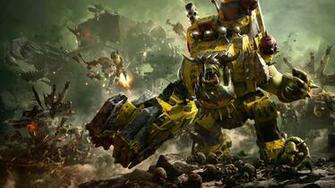 Warhammer 40k Dawn Of War Ork Faction UHD 8k Wallpaper