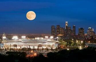 Dodger Stadium iPhone Wallpaper