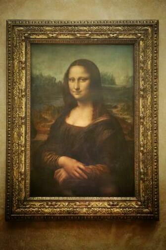 Wallpaper Mona Lisa Louvre