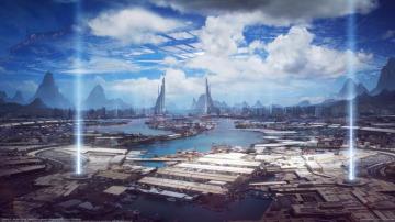 Bastien Grivet City Future Wallpaper