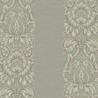 Grey And Purple Stripe Damask Wallpaper Wall Sticker Outlet