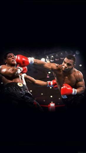 This Is Boxing Mike Tyson Sports Dark Wallpaper HD iPhone