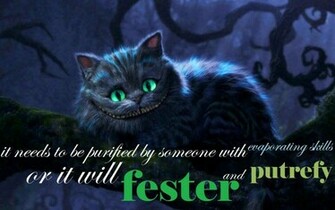 The Cheshire Cat Wallpaper