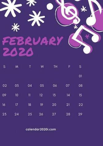 February iPhone Calendar Wallpaper In
