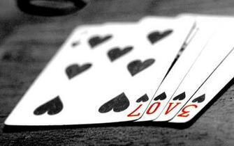 Love Playing Cards HD Wallpaper