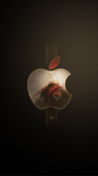Awesome Apple Background For iPhone Wallpaper