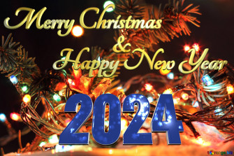 Merry Christmas And Happy New Year Image