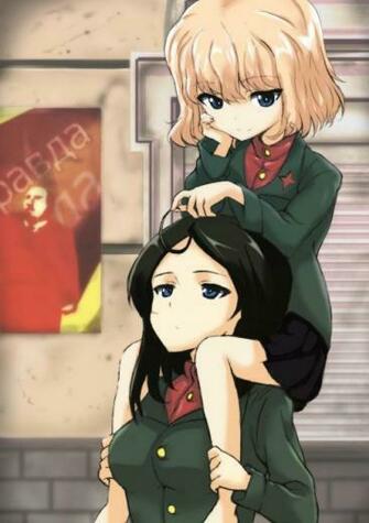 Girls Und Panzer Katyusha Nonna Photo Shared