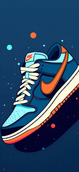 Nike Sb Dunk Pro Blue Wallpaper Aesthetic iPhone