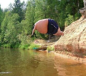 Fat Man River Jump To The