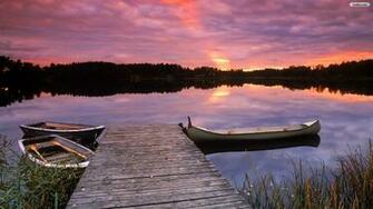 Youwall Lake Sunset Wallpaper