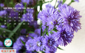 May Desktop Wallpaper Calendar