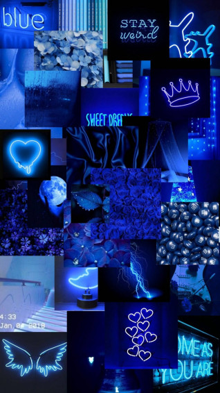 Dark Blue iPhone Wallpaper