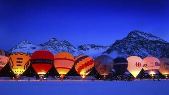 Wallpaper Hot Air Balloon HD Desktop Background