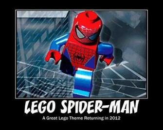 Lego Spiderman Wallpaper Spider Man Poster By