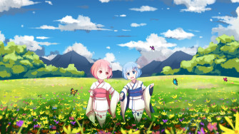 Ram And Rem In Nature Wallpaper