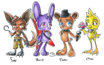 Fnaf Fan By Sabrina Cutsie Chibi Style Sabrinabiggs4u On