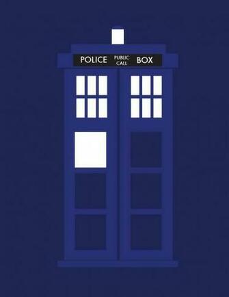 Tardis iPhone Wallpaper Minimalist By Jbstahl45