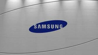 Samsung Logo On Brushed Metal Full HD