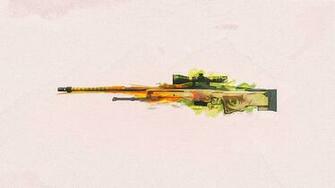 Awp Dragon Lore Csgo Sniper Rifle Wallpaper