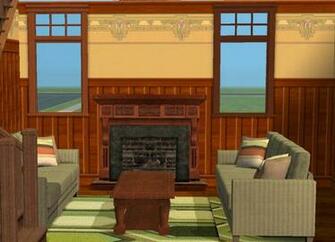 Mod The Sims B Iii Arts And Crafts Pendant Friezes In Olive