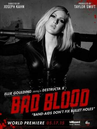 Taylor Swift S Bad Blood Posters In Pictures Music The Guardian