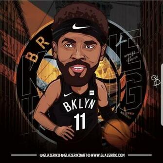 Al Hughes On Basketball Art Kyrie Irving Celtics Nba