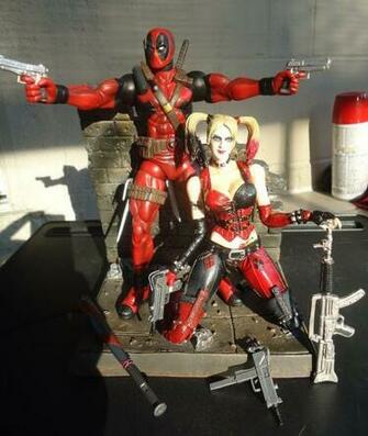Deviantart More Like Deadpool X Harley Quinn Natural Born Killers