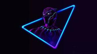 Neon Avengers Desktop Wallpaper Based On Artwork By