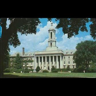 Old Main Penn State University College Pa Pennsylvania Vintage