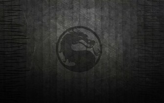 Texture Dragon Band Black Background Mortal Kombat Logo Wallpaper