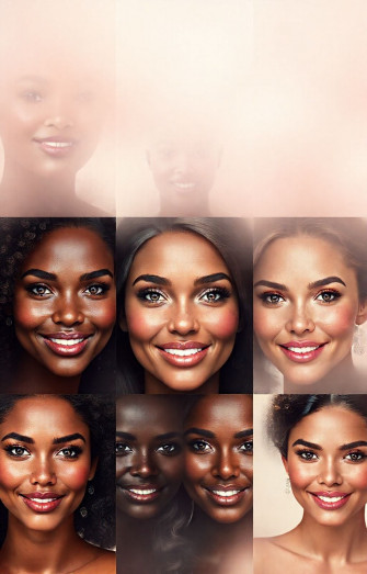 Beautiful Women Faces Wallpaper