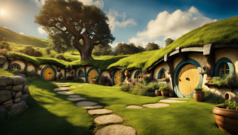 The Hobbit Shire Wallpaper