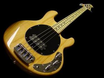 Black Bass Guitar Wallpaper Music